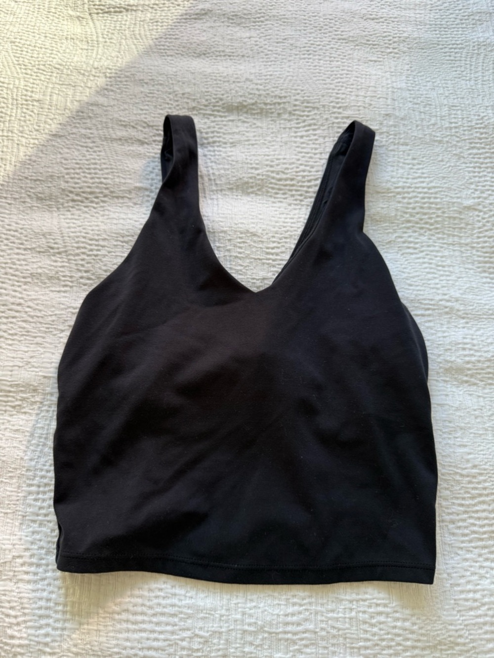 all in motion Black Activewear Top with V-Neck